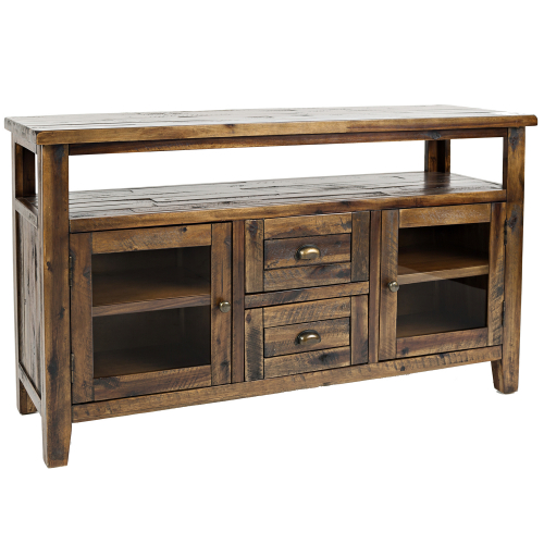 Artisan's Craft 54" TV Stand Media Console in Distressed Dakota Oak